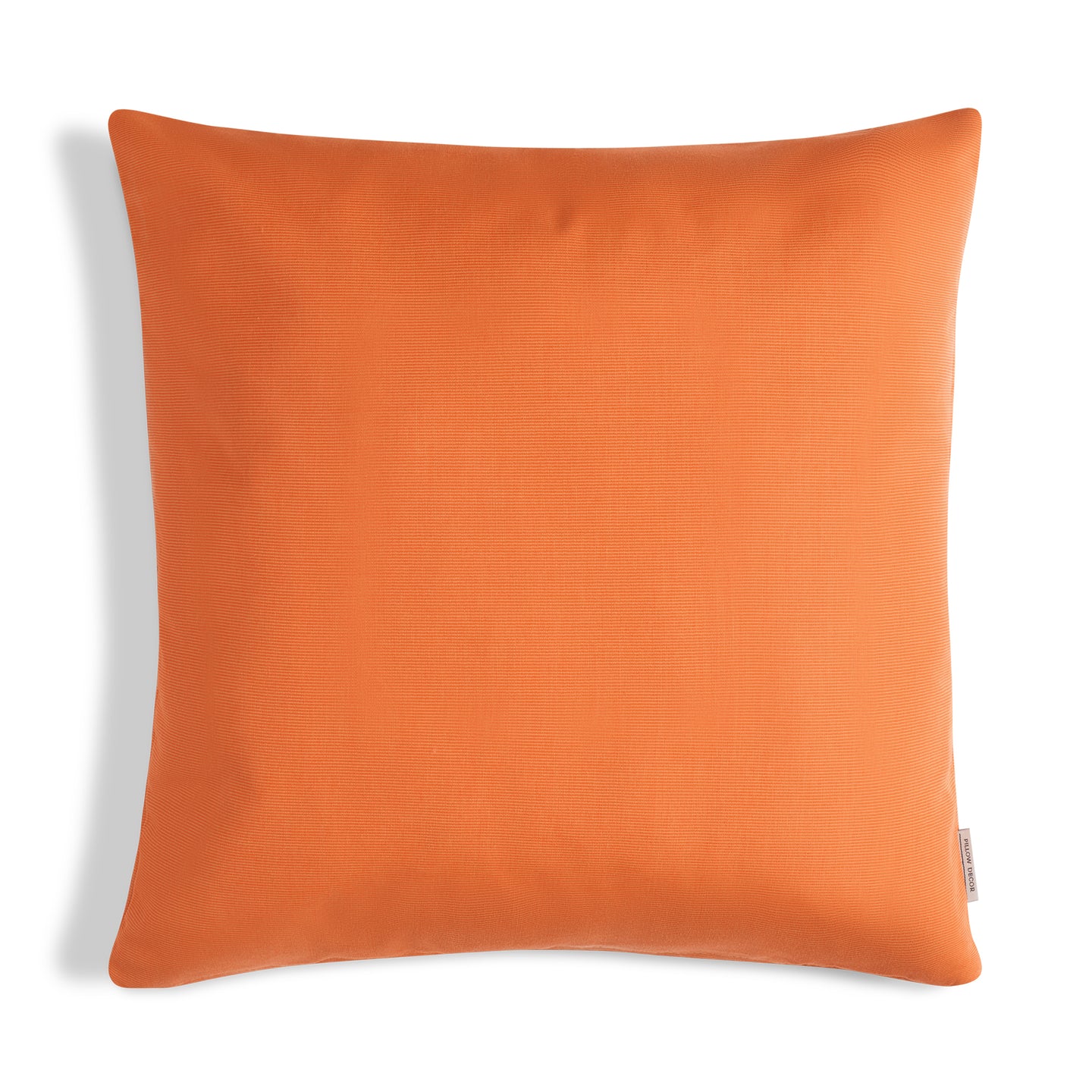 Sunbrella Outdoor Solid Pillow - Tangerine Orange - 20x20 square pillow