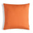 Sunbrella Outdoor Solid Pillow - Tangerine Orange - 20x20 square pillow