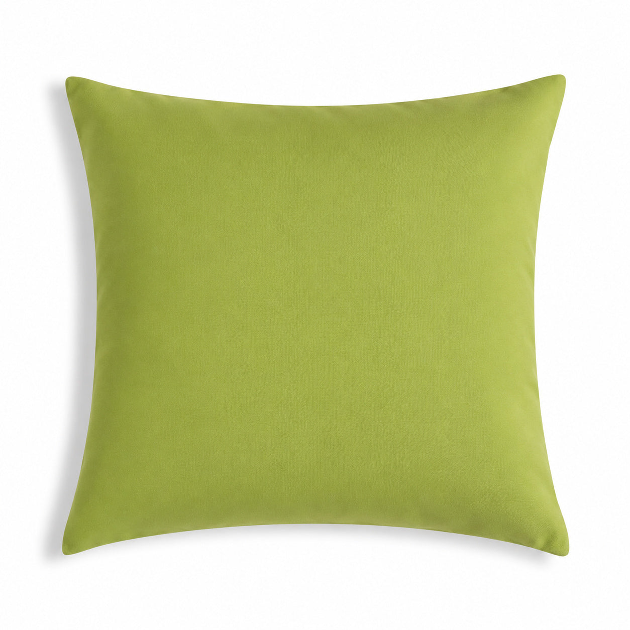 Sunbrella Outdoor Solid Pillow - Avocado Green - 20x20 square pillow