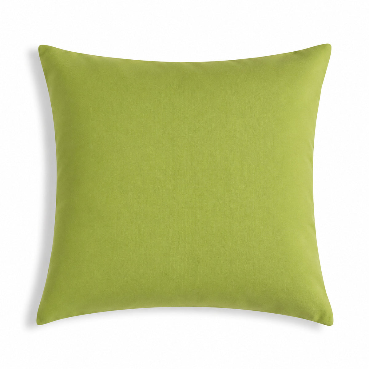 Sunbrella Outdoor Solid Pillow - Avocado Green - 20x20 square pillow