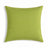 Sunbrella Outdoor Solid Pillow - Avocado Green - 20x20 square pillow