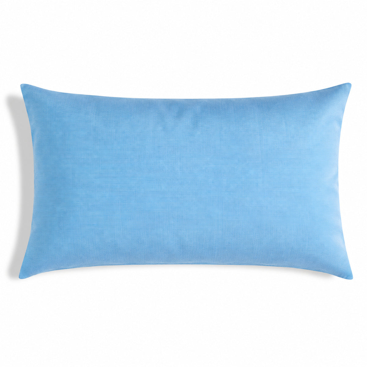 Sunbrella Outdoor Solid Pillow - Blue - 12x20 lumbar pillow