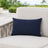 Sunbrella Outdoor Solid Pillow - Navy Blue - 12x20 rectangular pillow - lifestyle